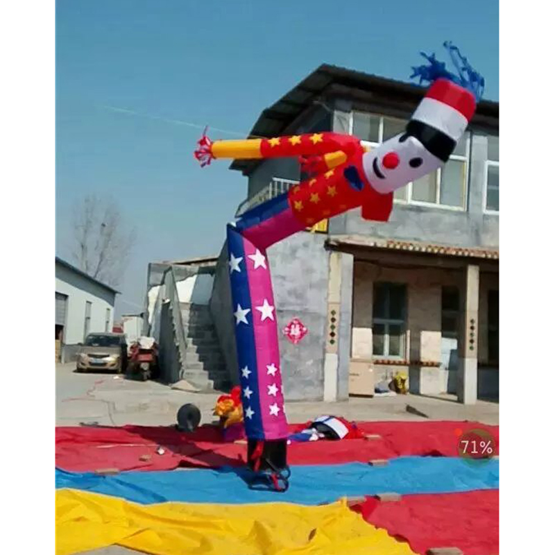 춤추는 풍선 인형 벌룬 삐에로 행사 오픈 기둥 에어 - 상세 이미지 4