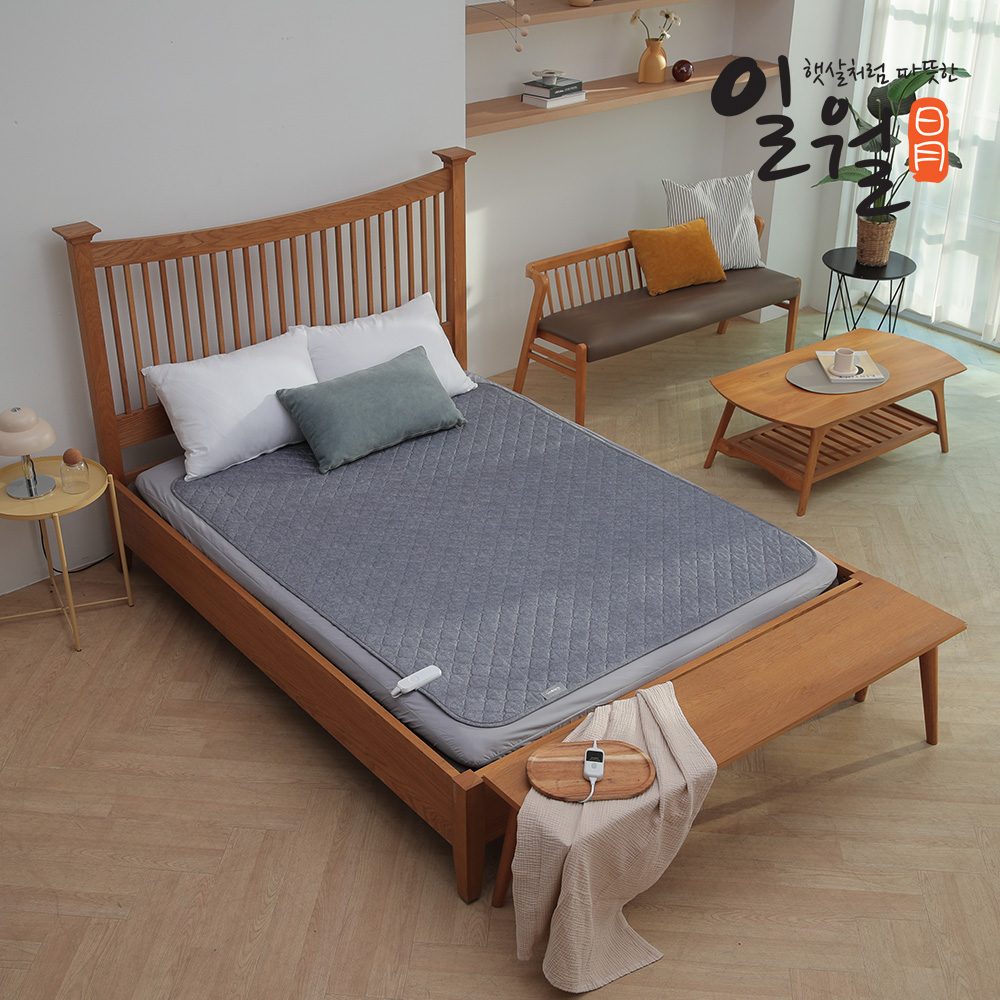 일월 전기매트 블랙오닉스 초절전형 워셔블 탄소 카본매트 전기장판 싱글