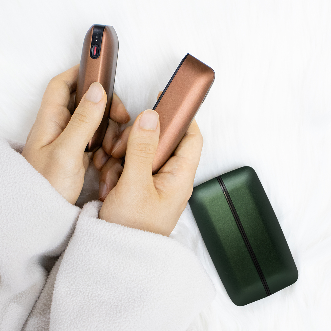 힉스코리아 휴대용 충전식 손난로 F2-W6000S 듀얼 핫스틱 제품 이미지