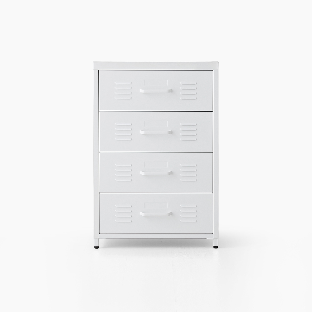 MKB 캐비넷 수납장 550820 550x500x820mm, 4단, 화이트 3484.2232 - 상품 이미지