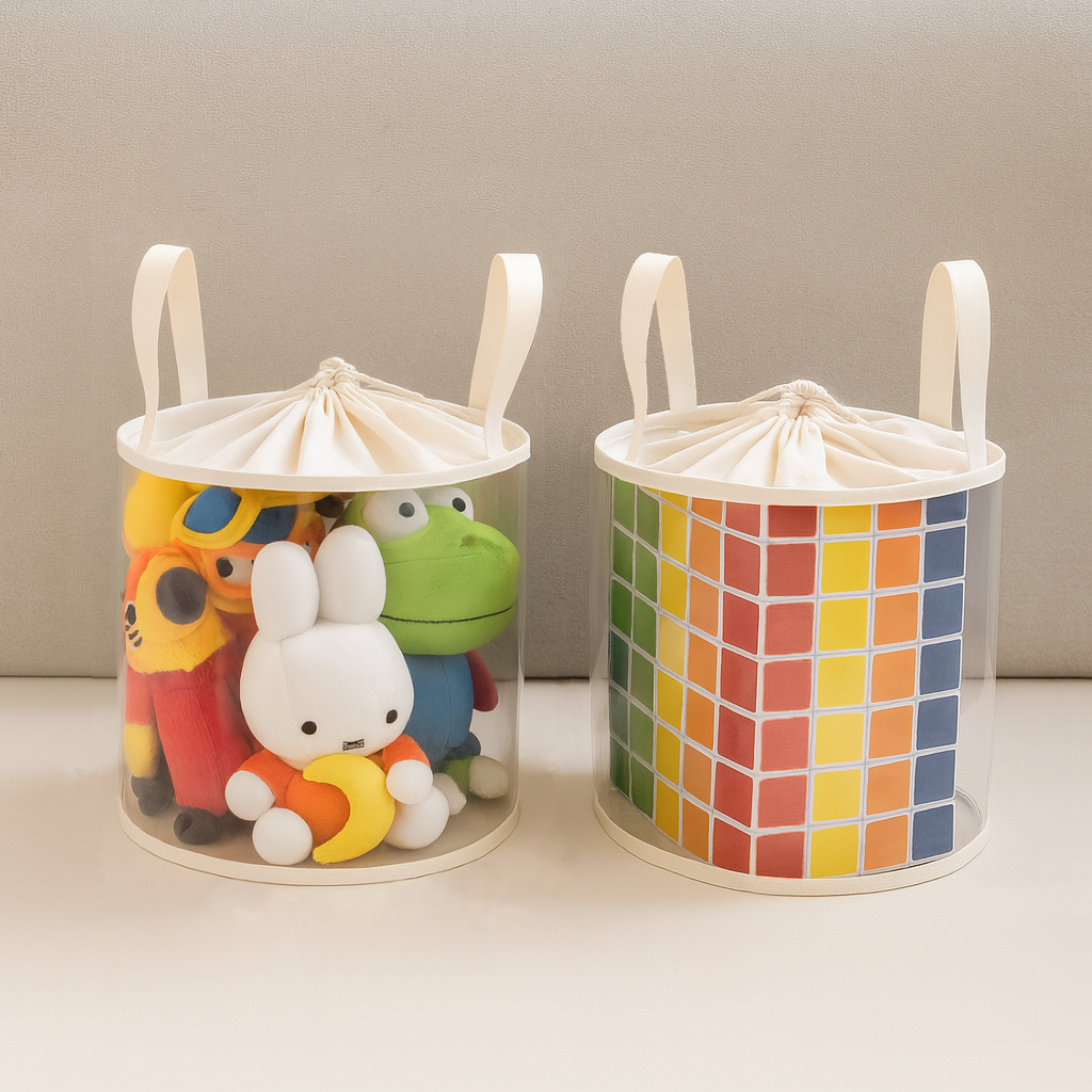 아오라 투명 장난감 정리함 수납함 아기 인형 레고 피규어 통 보관함 바구니 박스 TPU M