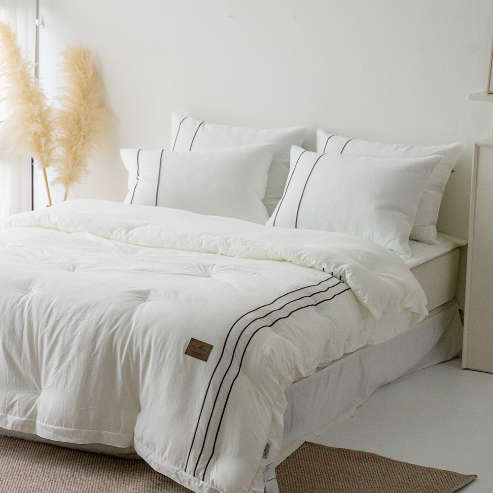 실크 이불 호텔 알러지케어 먼지없는 사계절 따뜻한 겨울 이브자리 차렵 이불 SS