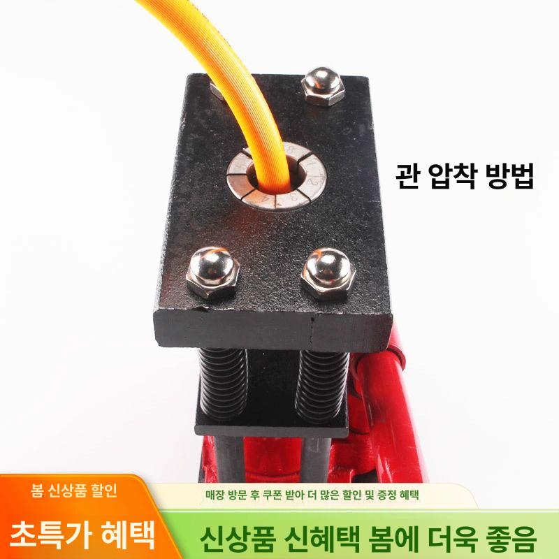 농약 압착기 호스 유압프레스 톱니 펜치 압력 클램프 농업 압착 작키 출력 조인트 6톱니 소형 슬리브커넥터없음 - 상세 이미지 2