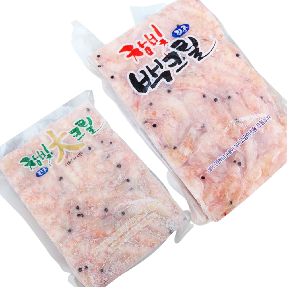인성 참빛 진공 백크릴 소 대사이즈 크릴새우 생크릴 밑밥 미끼 집어제 감성돔 참돔 - 메인 이미지