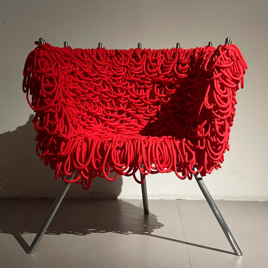 로프 아트 인테리어 라운지 카페 체어 Rope Art Chair - 상세 이미지 4