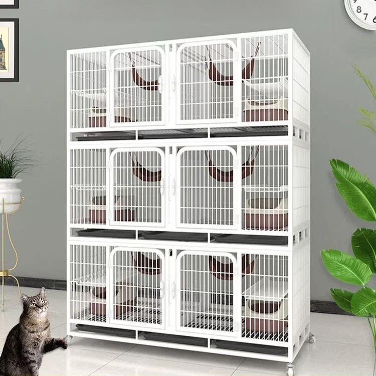 고양이 대형 케이지 하우스 고양이집 반려동물 반려묘 95 2단 95x65x132 베이징 톈진 허베이 - 상품 이미지