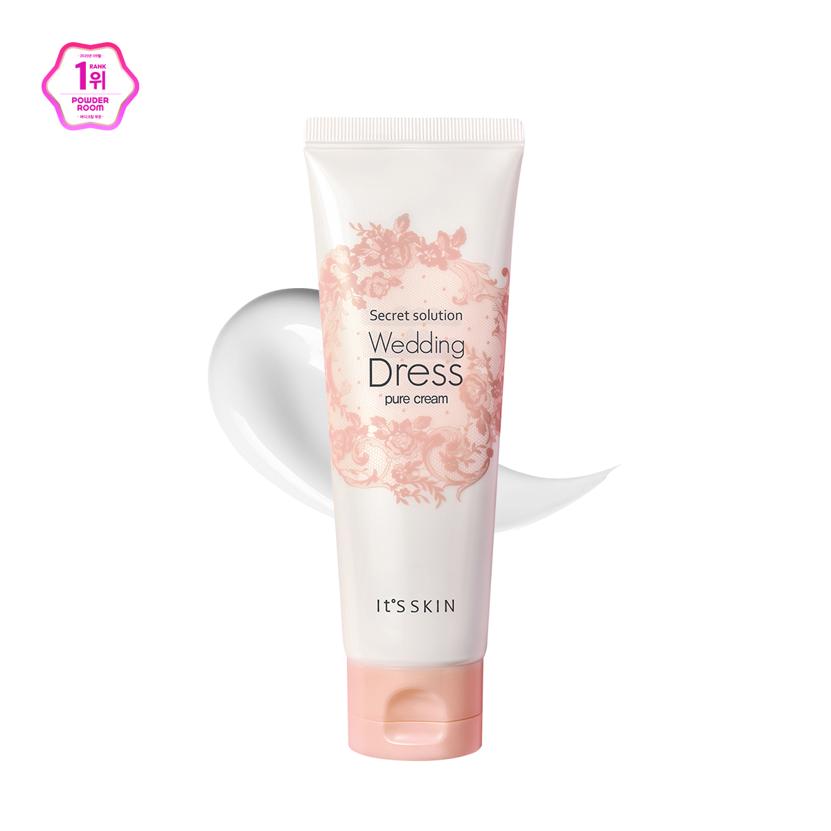 잇츠스킨 시크릿 솔루션 웨딩드레스 퓨어 톤업크림 100ml / 청담메이크업샵 PICK! 아이돌 톤업크림