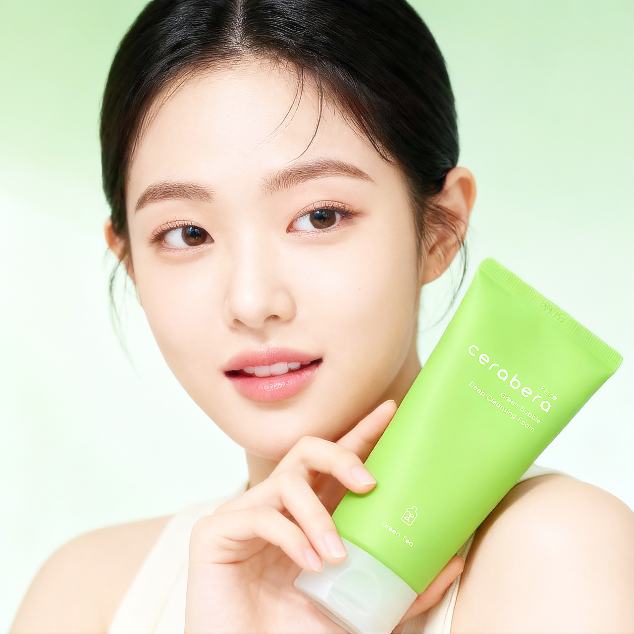 세라베라 포레 그린버블 폼클렌저 [녹찐폼] 녹차 진한 폼클렌저 120ml, 1개 이미지 3