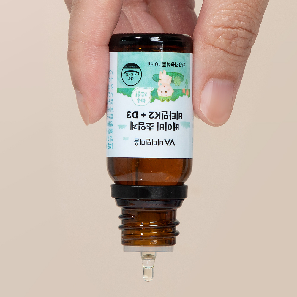 [5개월분] 비타민마을 베이비 유아 아이 초임계 비타민K2 + D3 드롭 10ml, 1개 이미지 2