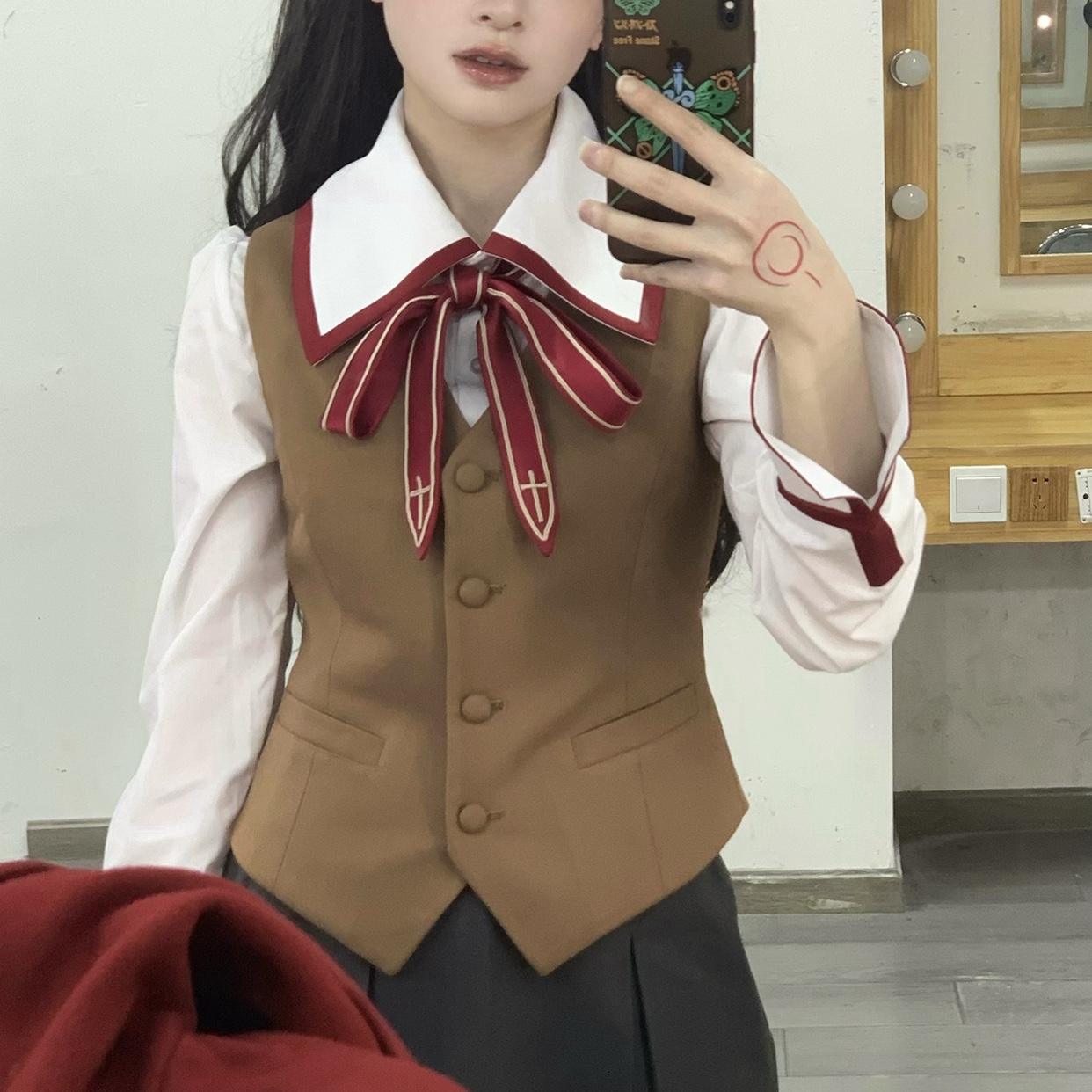 페이트 스테이 나이트 사쿠라 린 마토 토오사카 교복 유사카 린 교복 XS - 상품 이미지