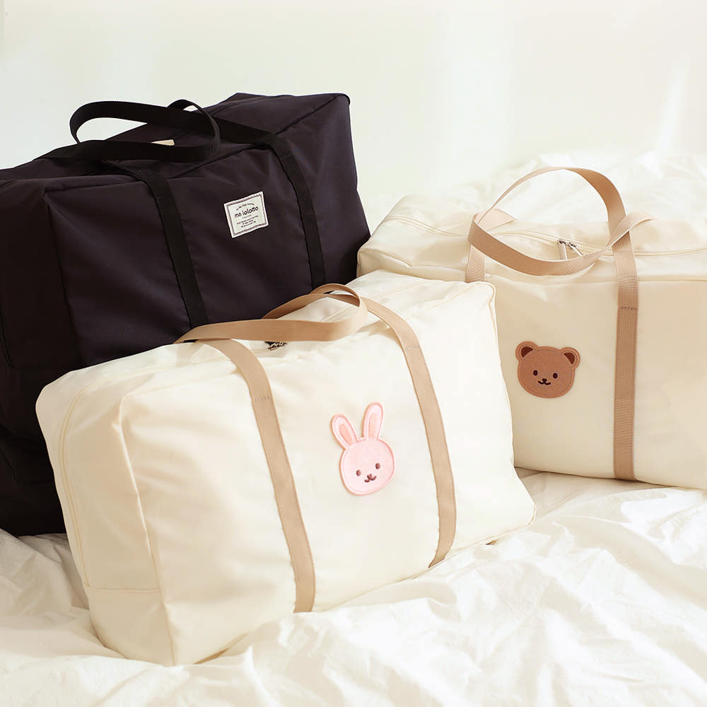 마롤로뜨 낮잠이불 가방 어린이집 아기 사계절 패드 일체형 방수 기저귀 에코백 크림