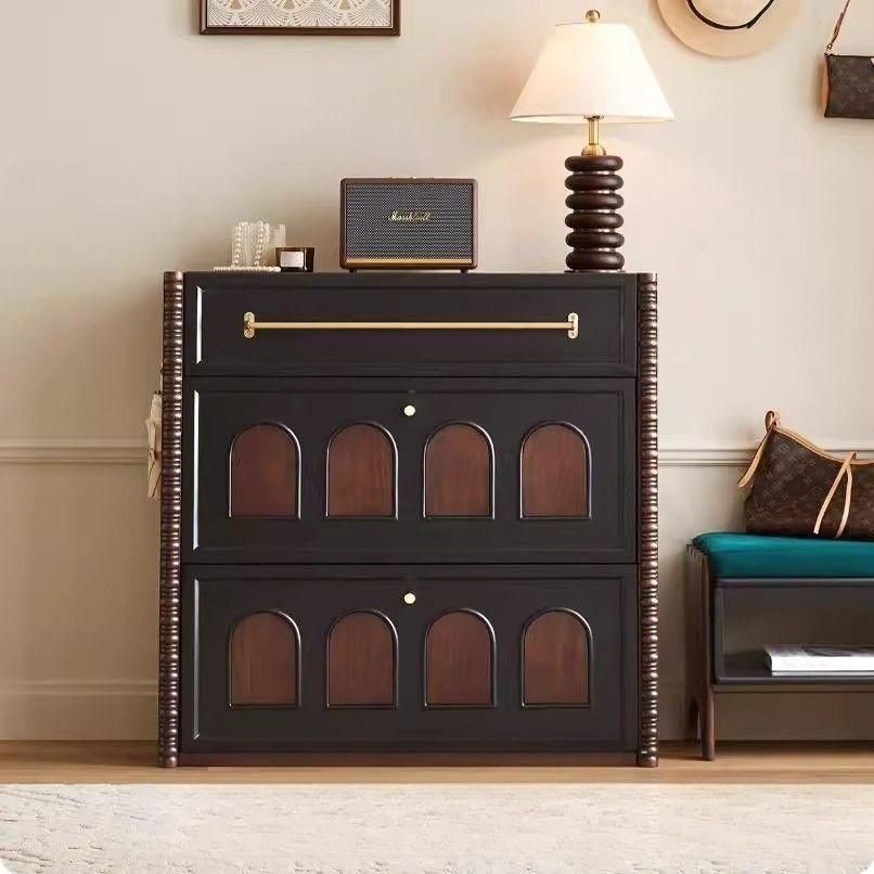 원목 현관수납장 빈티지 신발장 거실 엔틱 인테리어 선반 소나무