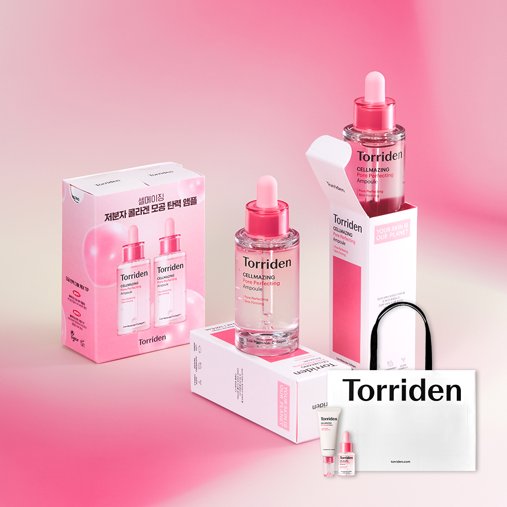 [네이버단독] 토리든 셀메이징 저분자 콜라겐 모공 탄력 앰플 더블 기획세트+ 쇼핑백 증정