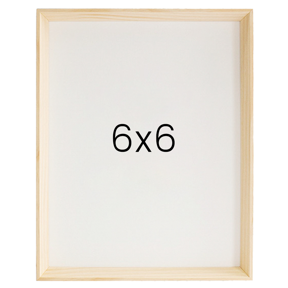 5mm트윈 나무액자 사진액자 웨딩 포토테이블 인화 탁상 소형 6x6 152x152mm, 내츄럴 - 메인 이미지