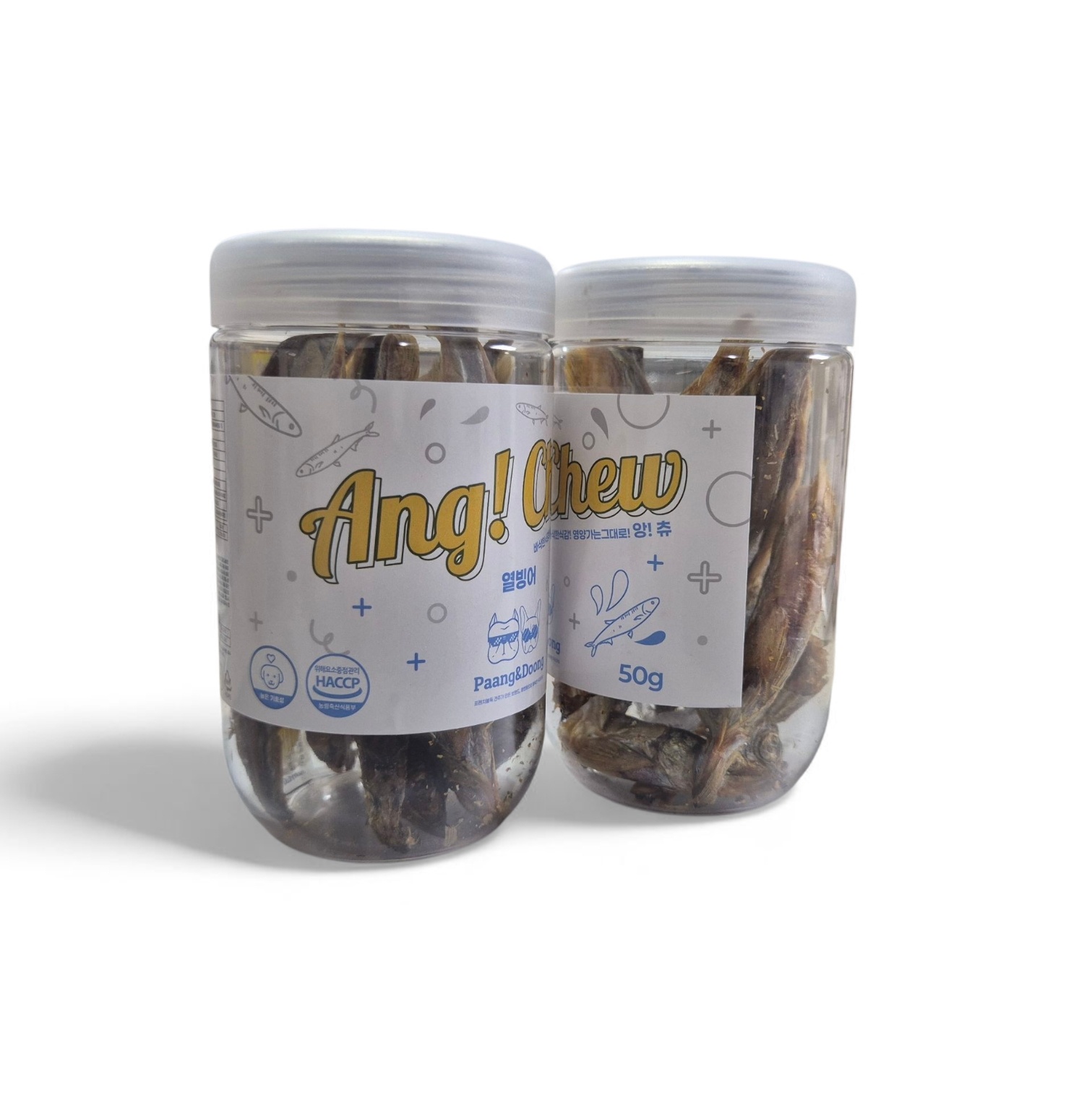 HACCP인증 강아지 고양이 간식 팡앤둥 앙츄 동결건조 트릿 열빙어, 50g, 1개 - 메인 이미지