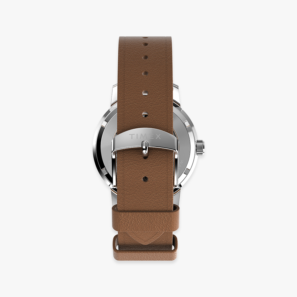 타이맥스 멀린 오토매틱 브라운 레더스트랩 남성시계 40mm TW2W59300 이미지 7