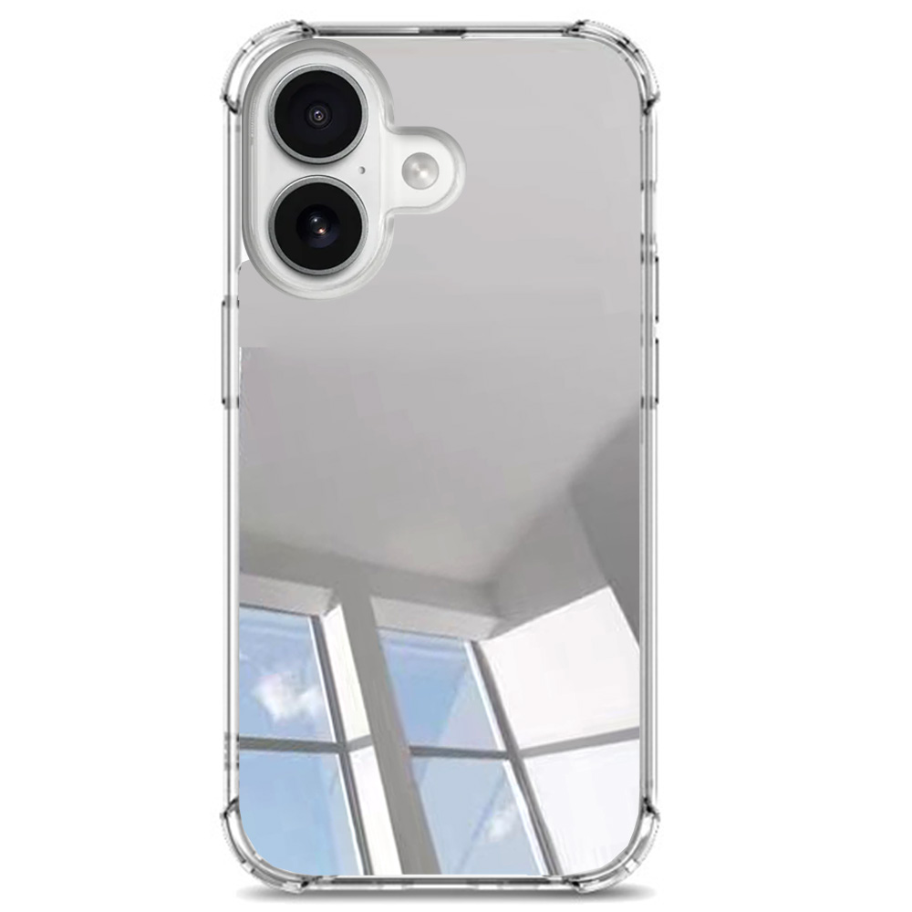 쿠션 미러 케이스 투명, 아이폰16e