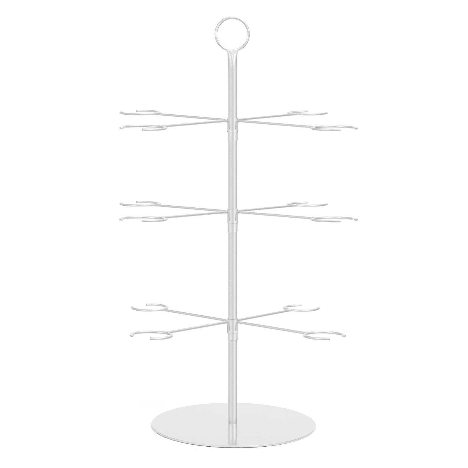 와인잔 거치대 디스플레이 칵테일트리 랙 보관 25cmx25cmx63cm A 골드 1개 1x1cm - 상세 이미지 4