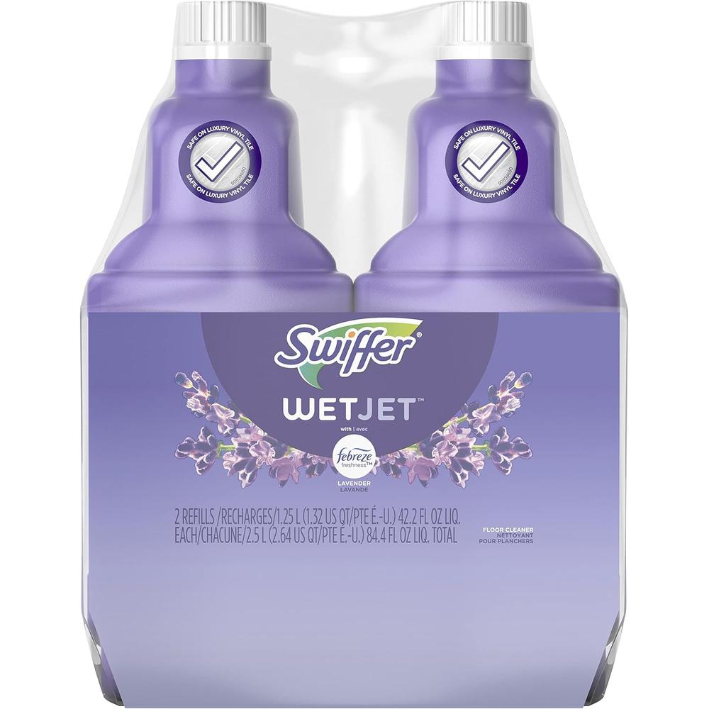 스위퍼 WETJET 웻젯 세정액 클리너 리필 라벤더 WetJet 1.25L (2개) - 상품 이미지