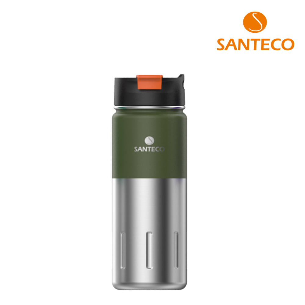 산테코 이중진공 코트카 보온보냉 텀블러 500ml, 모스그린, 1개 - 메인 이미지