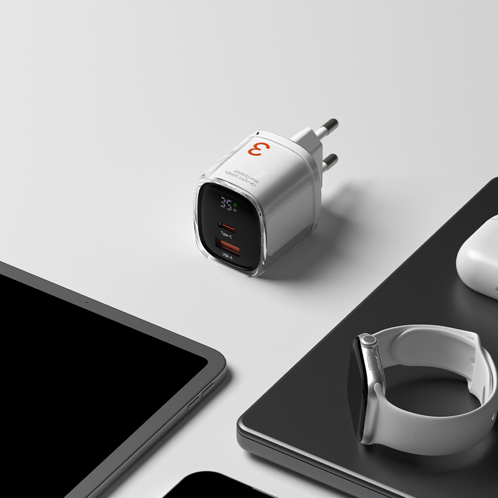 오아 쁘띠차저 35W GaN PD3.0 PPS 2포트 초고속 멀티 충전기 USB C타입 - 상세 이미지 5