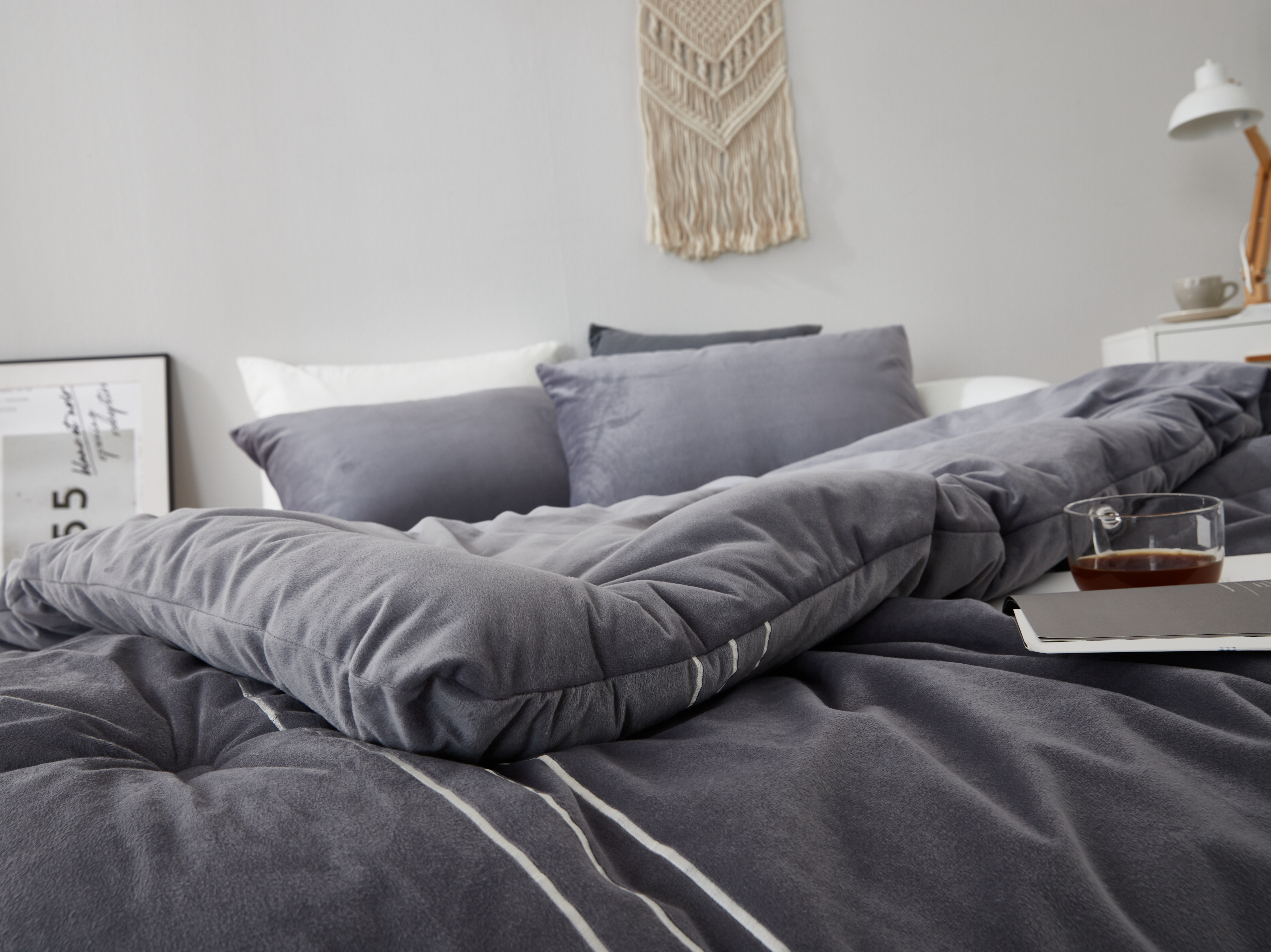 극세사 알러지케어 호텔 따뜻한 두꺼운 겨울 극세사 차렵 이불 SS