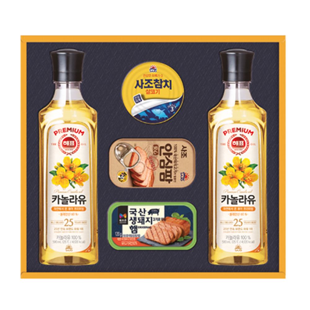 카놀라유 햄  참치 세트 추석 설 명절 회사 단체 - 상품 이미지
