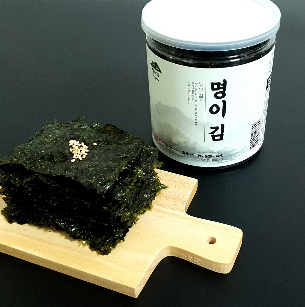 명이김 선물세트 명절 설 추석 선물세트 조미김 도시락김 캔 - 상세 이미지 5