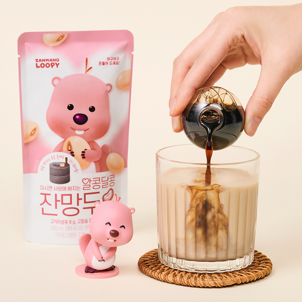 연두 잔망루피 알콩달콩 잔망두유 오리지널 180ml - 상세 이미지 5