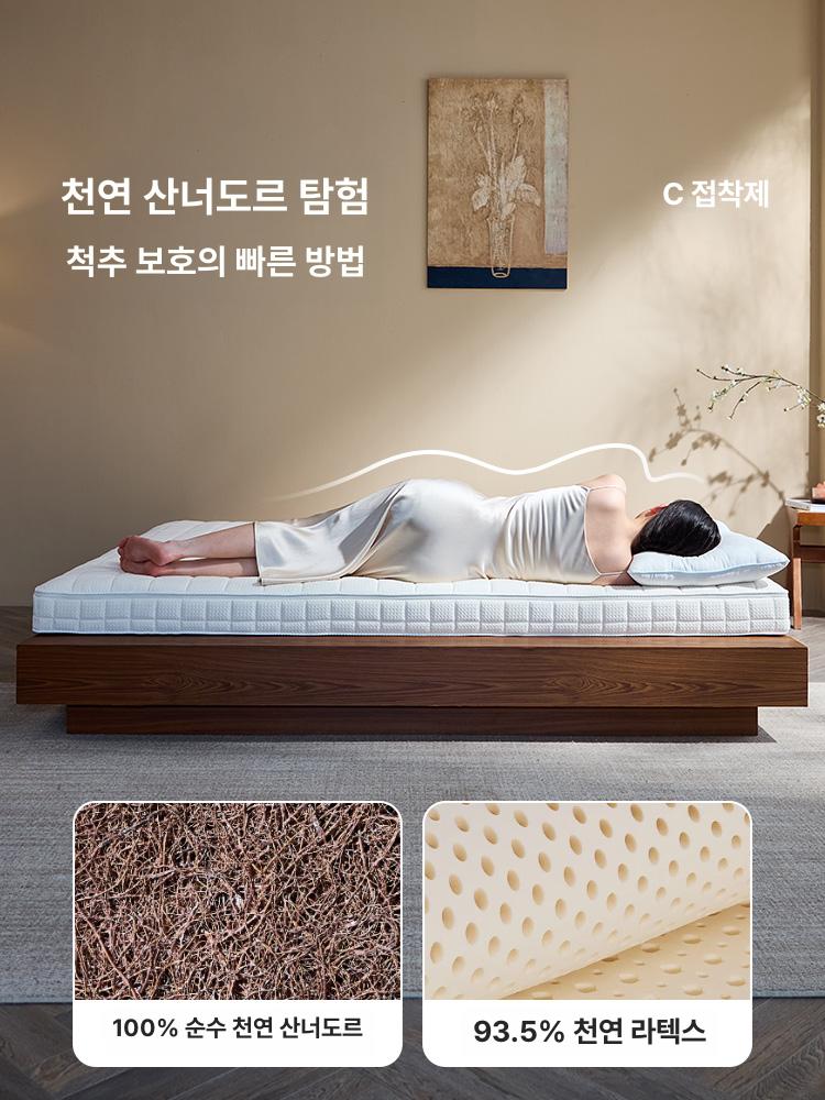 슈퍼싱글 침대패드 사계절 워싱 누빔 토퍼 매트리스커버 900mmx2000mm 경도 - 상세 이미지 3