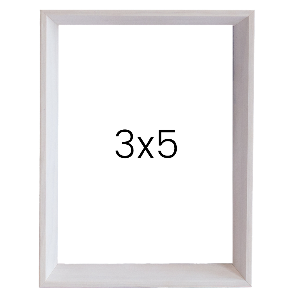 5mm트윈 나무액자 사진액자 웨딩 포토테이블 인화 탁상 소형 3x5 76x127mm, 화이트 - 메인 이미지