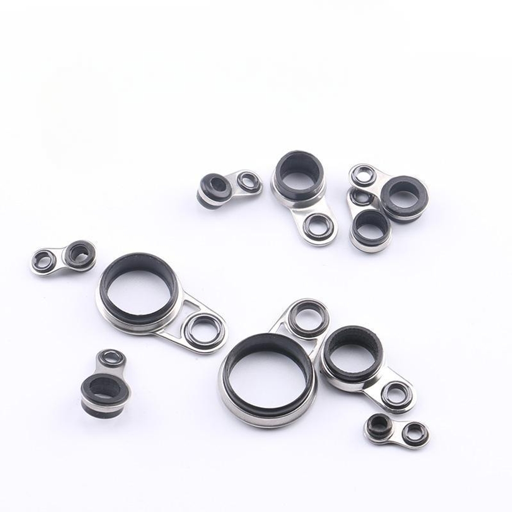 낚시대 가이드링 장대용 세라믹링 세트 낚시 와이어링 DIY 개조 25개 1.0-10.0mm - 상세 이미지 2