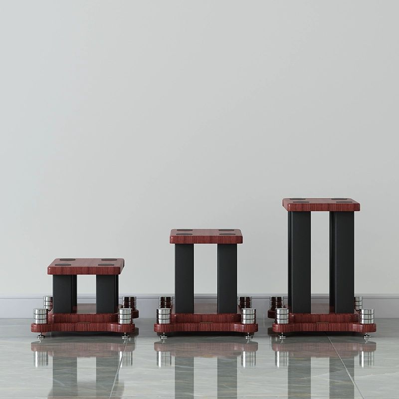 철재 스피커 스탠드 작업실 우퍼 철제 메탈 선반 블랙 22x28x20 - 상세 이미지 5