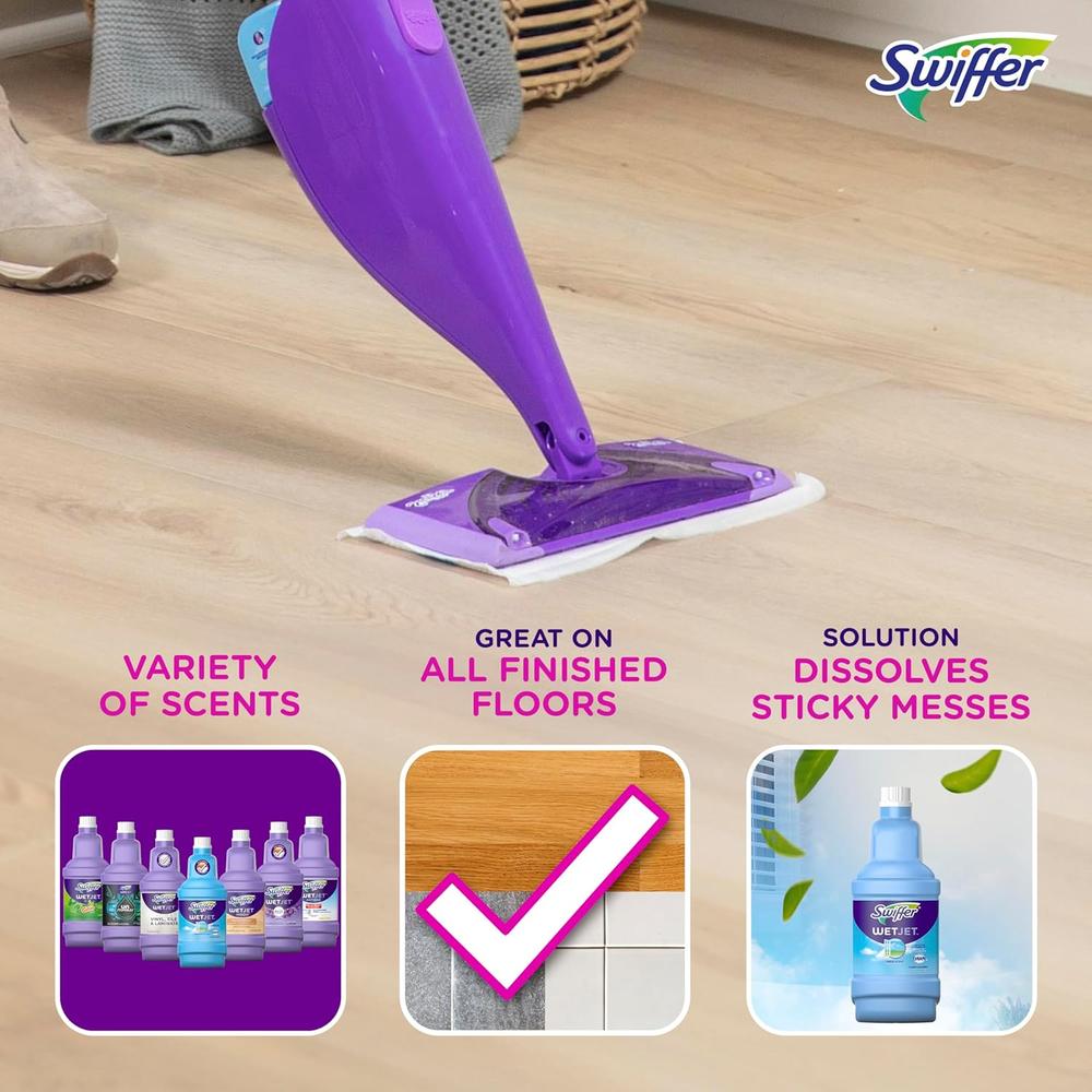 스위퍼 웻젯 세정액 클리너 리필 Gain WetJet 1.25L (2개) - 상세 이미지 2