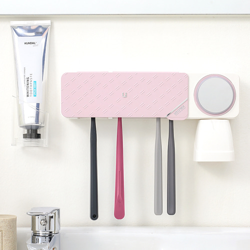 유토렉스 프리미엄 더블케어 UV 히팅건조 듀얼 칫솔살균기