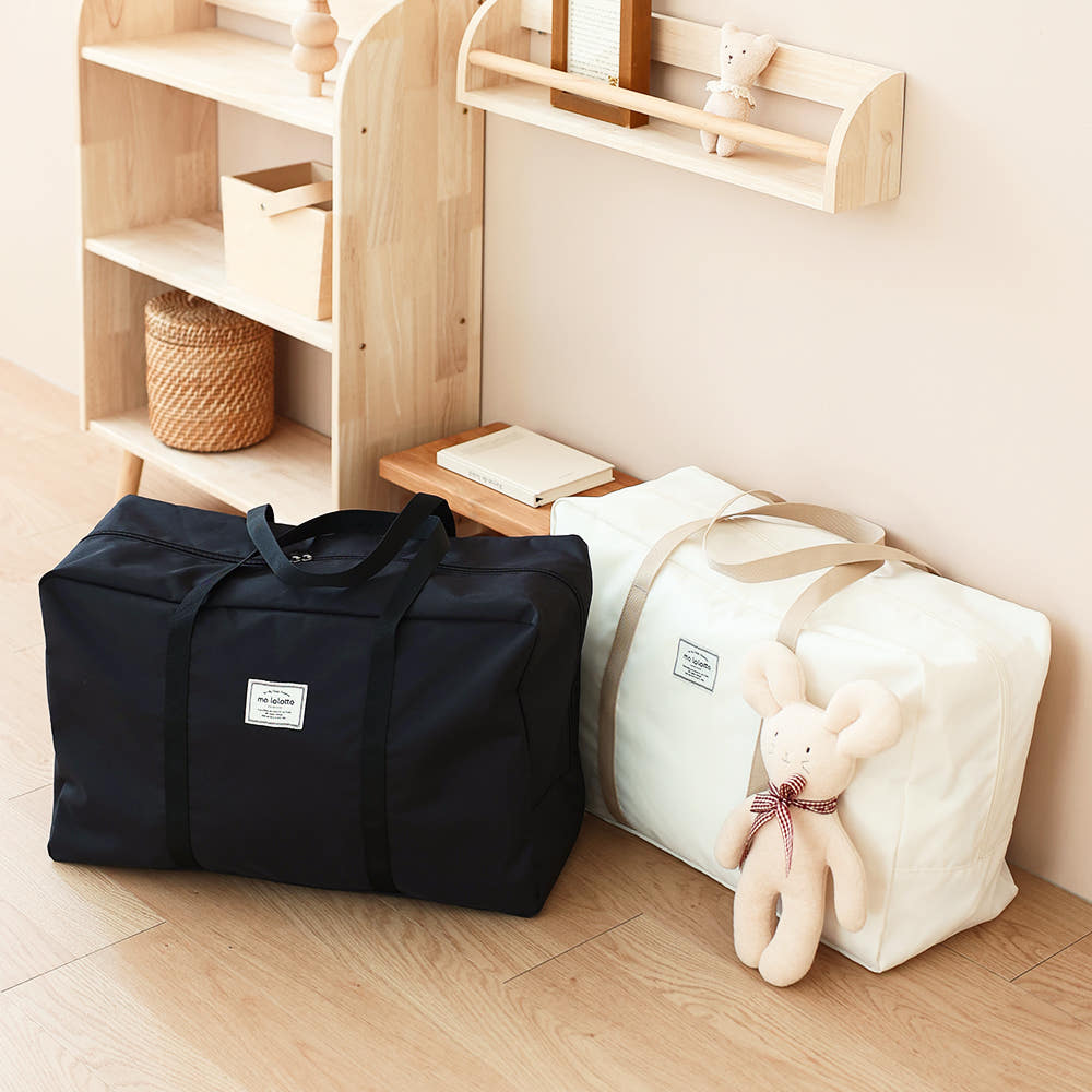 마롤로뜨 낮잠이불 가방 어린이집 아기 사계절 패드 일체형 방수 기저귀 에코백 크림