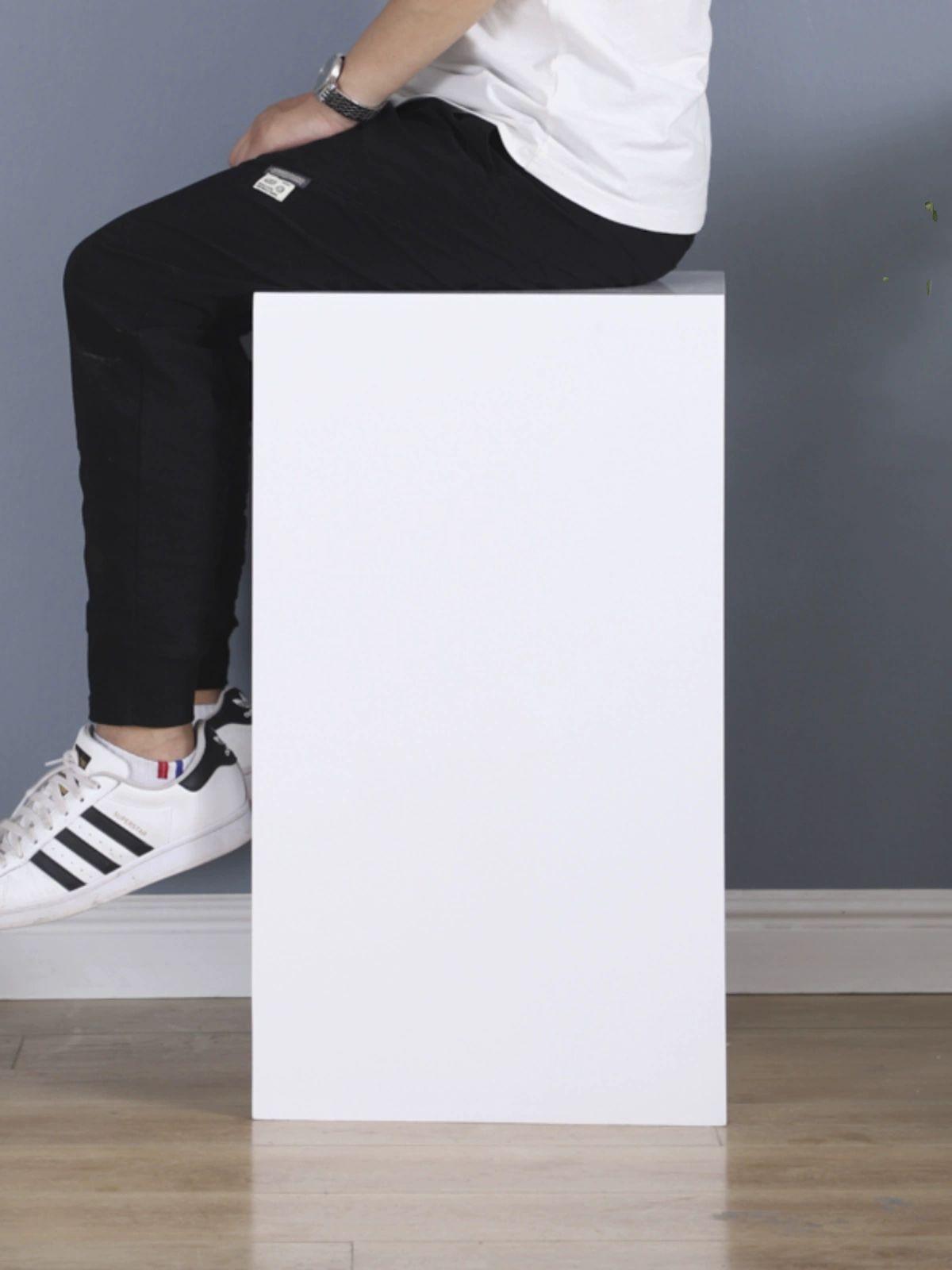 철제 사각 진열대 매장 디스플레이 스탠드 선반 구두 가방 소품 전시 인테리어 가구 40x40x80cm - 상세 이미지 3