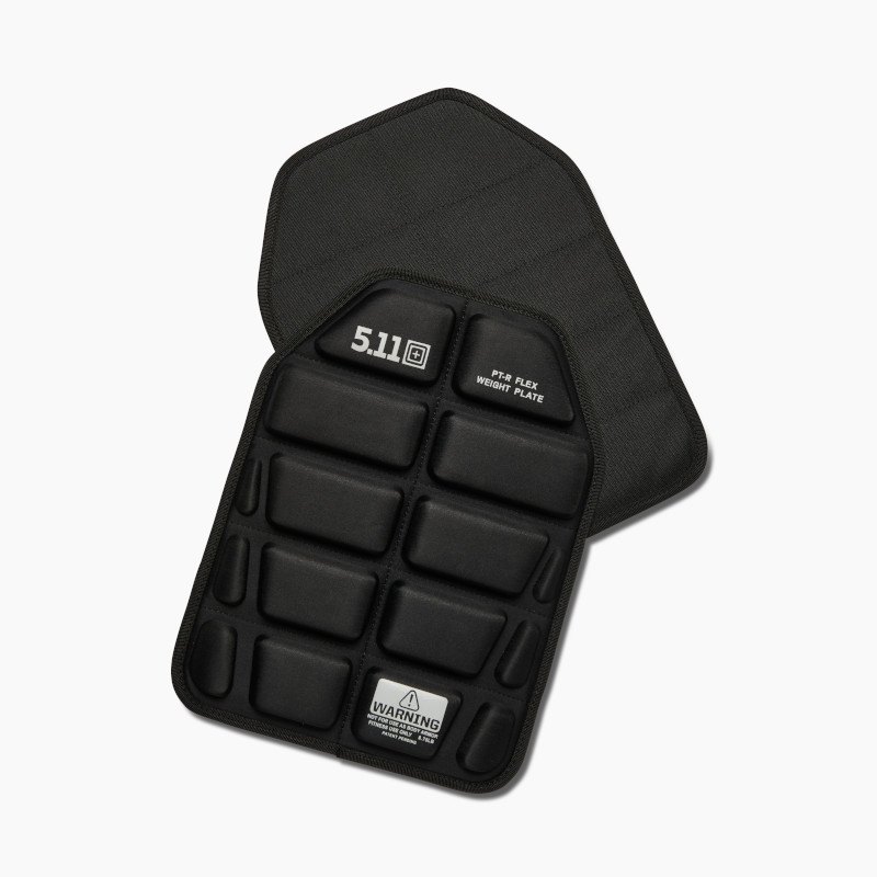 5.11 택티컬 PT-R 플렉스 웨이트 플레이트 4kg 2개 세트(블랙) - PT-R Flex Weight Plate Pair 8.75LB(Black) - 메인 이미지
