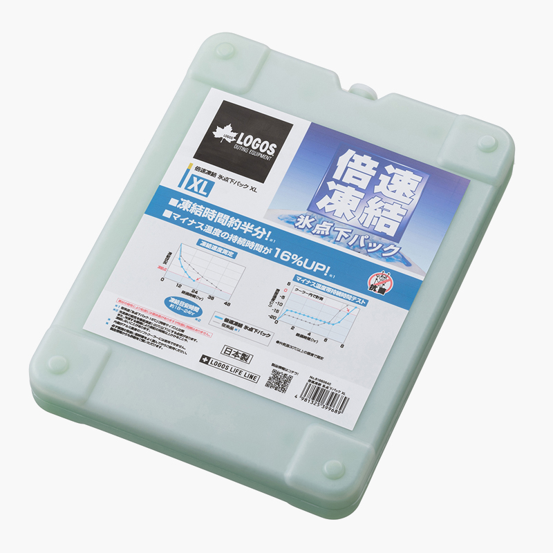 로고스 배속동결 빙점하 아이스팩 1200g 캠핑 휴대용 보냉 빙점팩