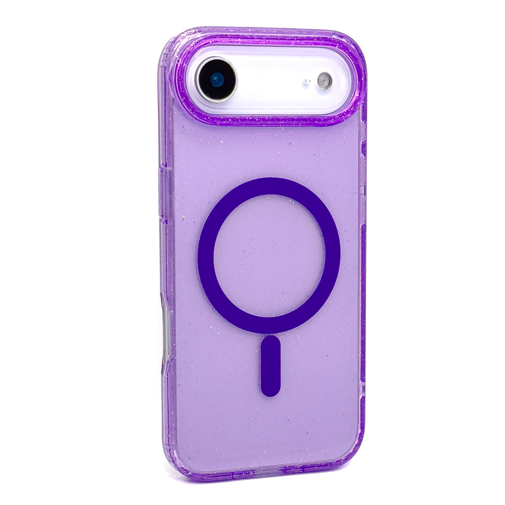 컬러 글리터 맥세이프 케이스 퍼플, 아이폰 에어