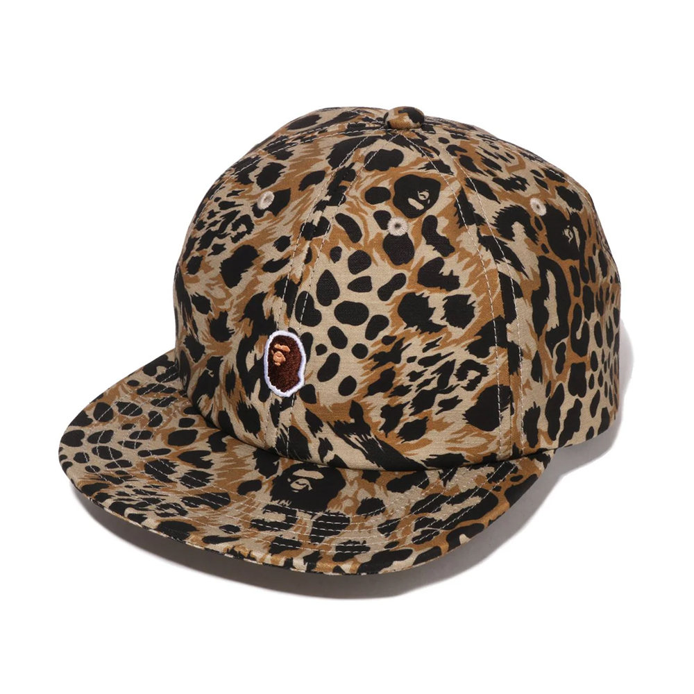 베이프 모자 WILD LEOPARD PATTERN ONE POINT CAP 1L80-180-004 - 메인 이미지