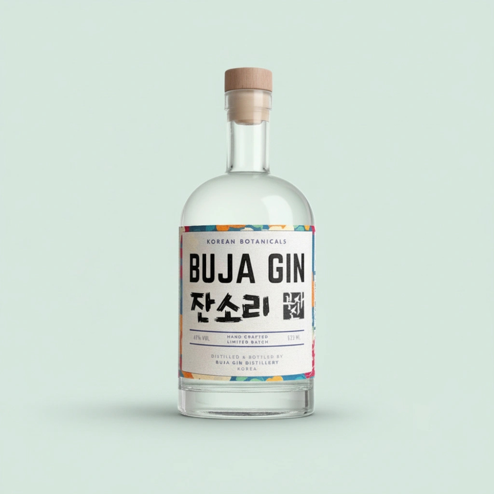 부자진 잔소리 44도 K-SOOL 진 MZ세대 전통 증류주 (BUJA GIN) 200ml, 1개 - 상세 이미지 4