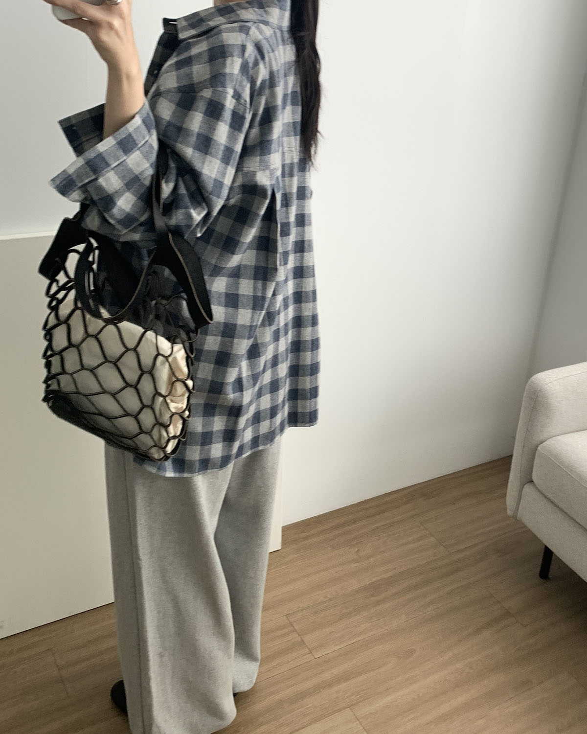 [일부당일] 카니 스트링팬츠 투웨이 아방핏 조거 와이드 코튼 슬랙스 웨어링무드 (2c) - 상세 이미지 4