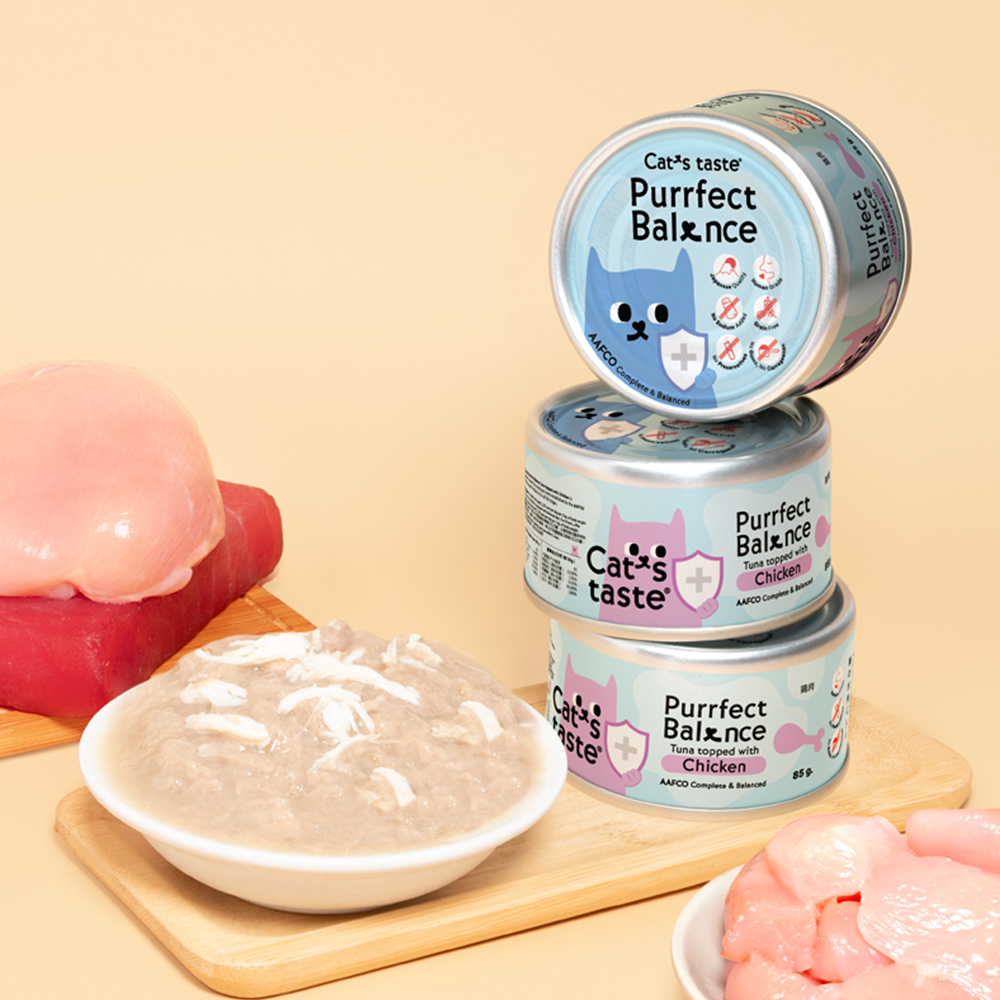 캣츠테이스트 퍼팩트 발란스 주식캔 참치+치킨, 85g, 1개 - 상세 이미지 2