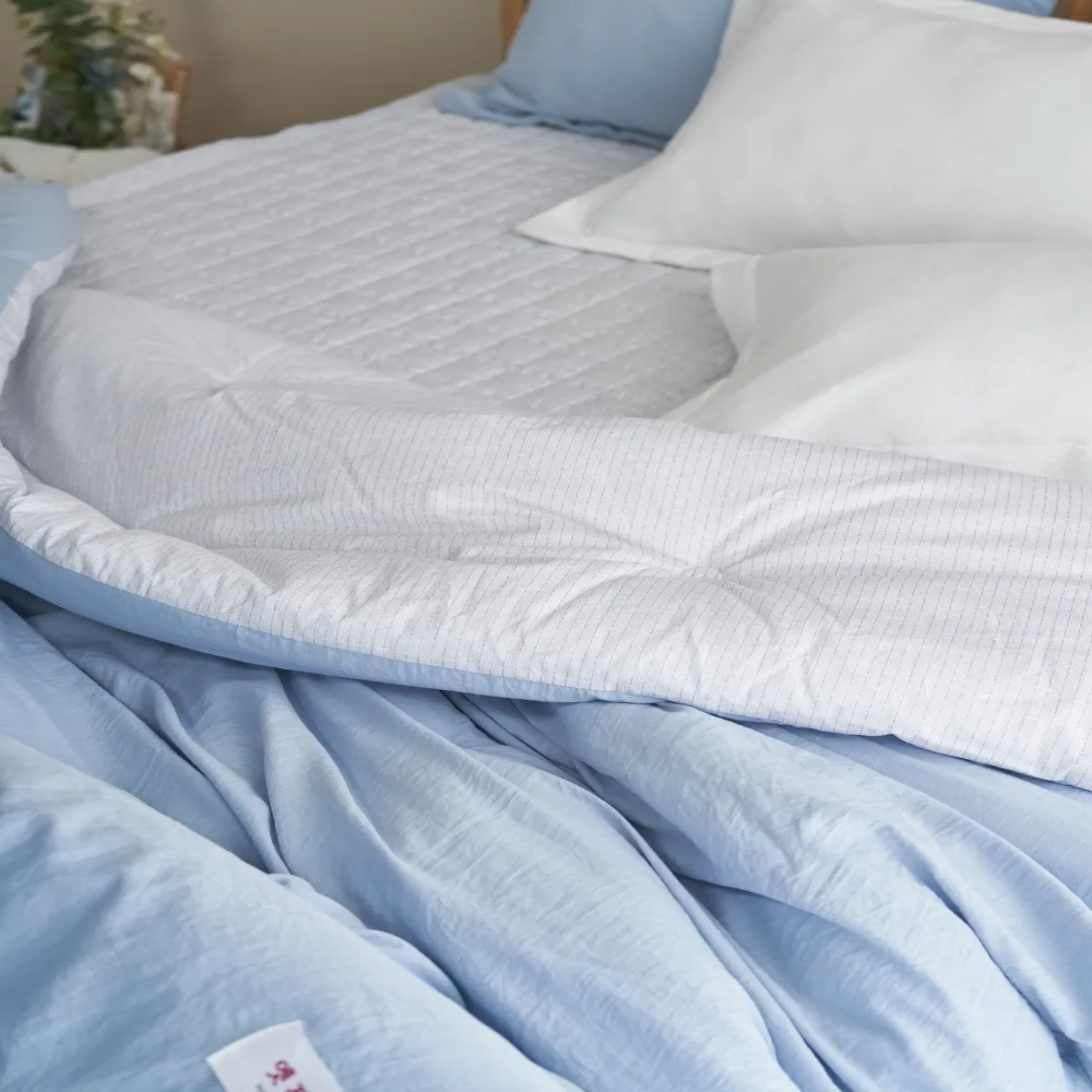 고밀도 60수 순면 100 아사 면 사계절 가을 겨울 순면 이브자리 차렵 이불 SS