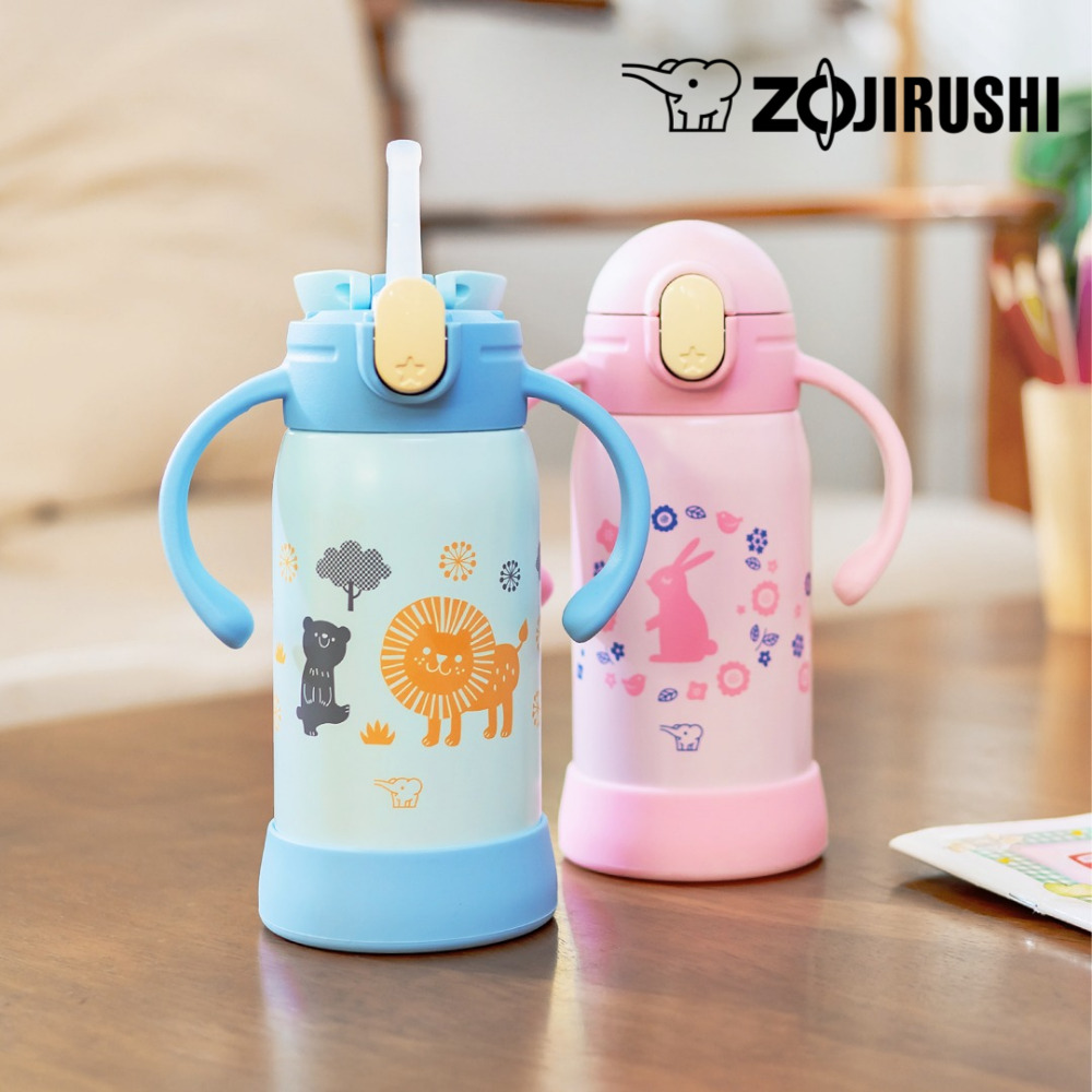 조지루시 320ml 아기 유아용 스텐 원터치 텀블러 보온 보냉 빨대 컵 물병 물통