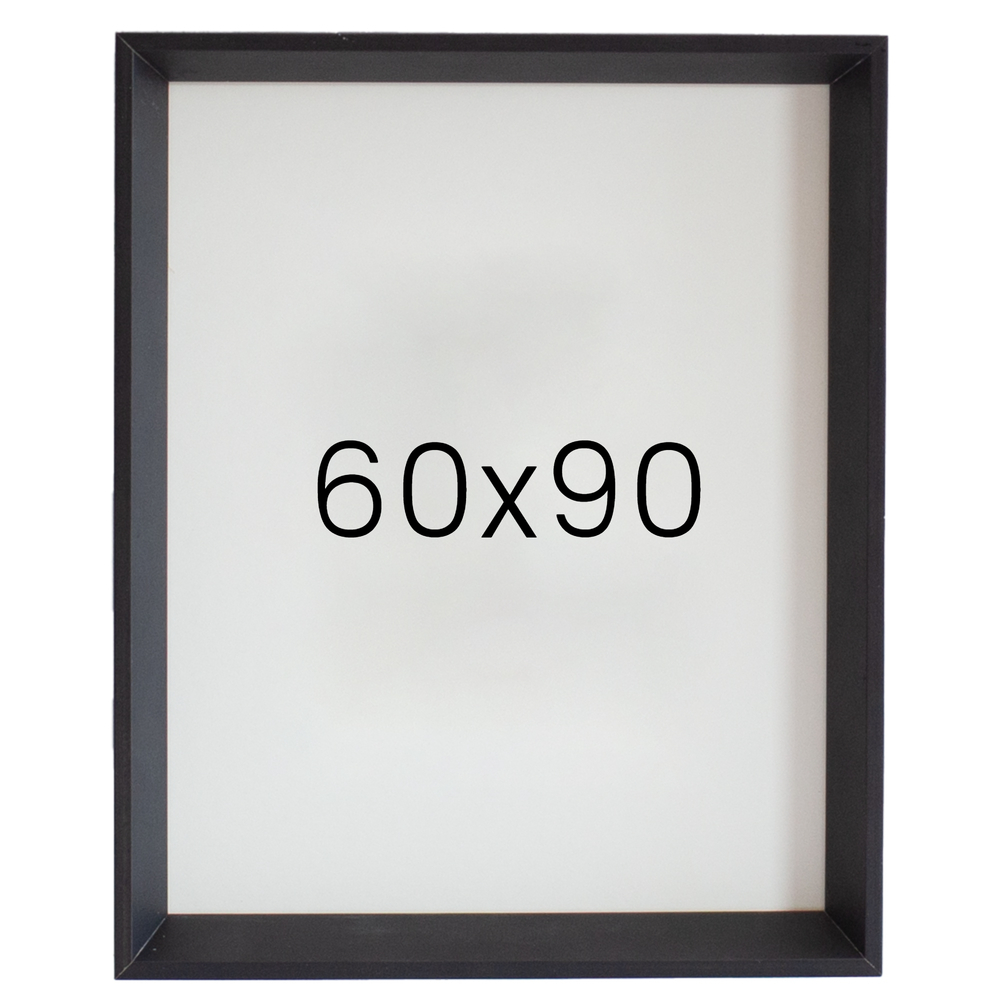 5mm트윈 원목액자 웨딩액자 그림 포스터 프레임 인테리어 60x90 600x900mm, 블랙 - 메인 이미지