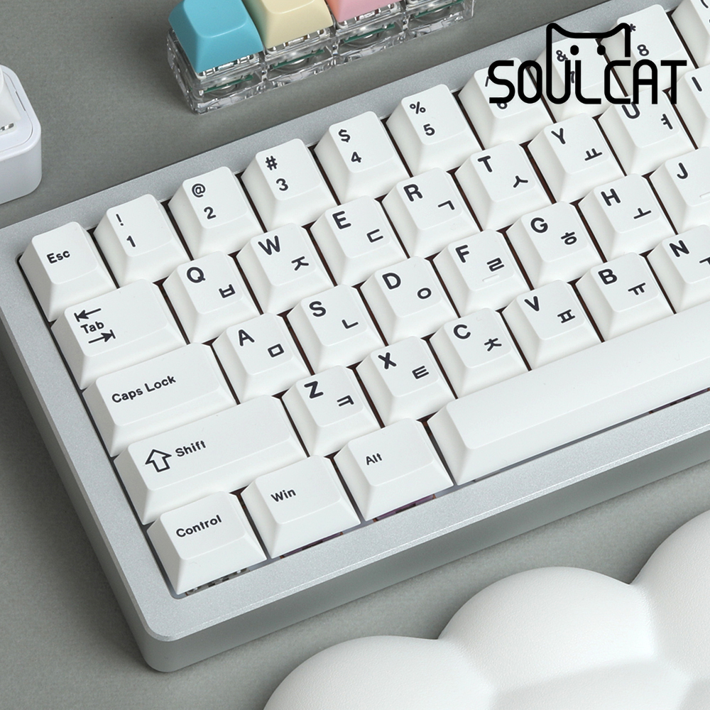 Soulcat PBT 한글 키캡 기계식키보드 체리 염료승화 BOW - 상품 이미지