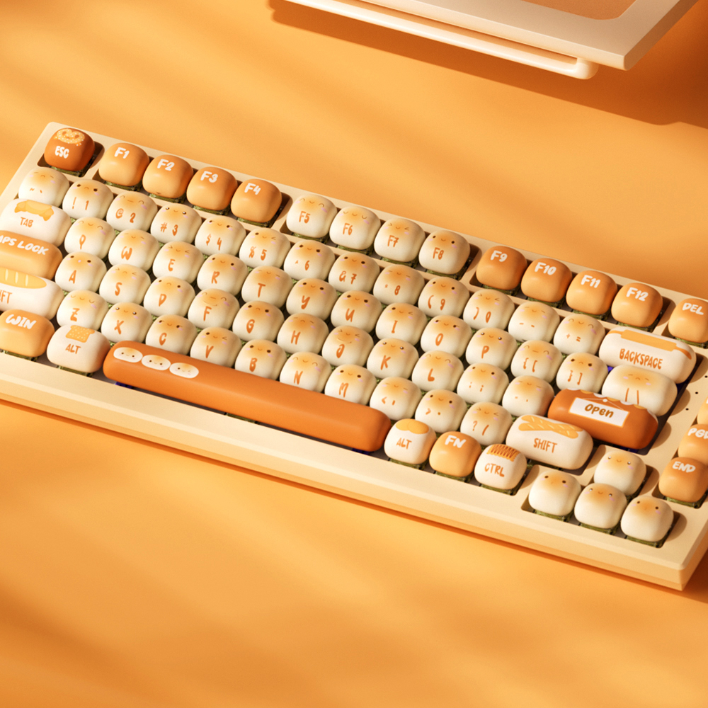 AKKO PBT 기계식키보드 염료승화 빵키캡 번원더랜드 - 메인 이미지