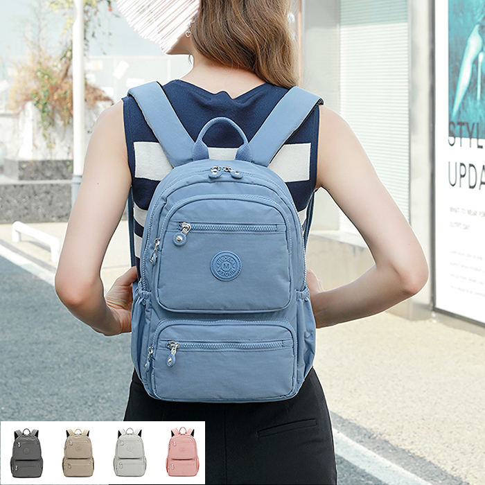 캐쥬얼 데일리 여성백팩 직장인 대학생 가벼운 나일론 경량백팩 13인치노트북 DK8748S
